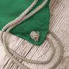 Drawstring Backpack – Horse Head with Personalized Name, Green view 4