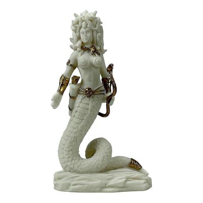 Medusa Ancient Greek Serpent Head, Monster Gorgon Statue, Sculpture, Weigold