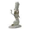 Medusa Ancient Greek Serpent Head, Monster Gorgon Statue, Sculpture, Weigold view 3