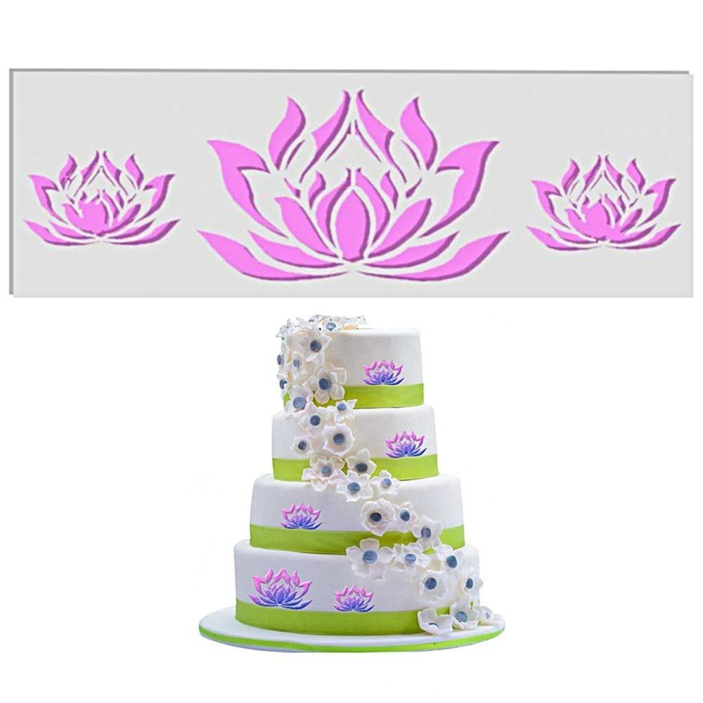 Danlai Cake Lace Decoration Stencil, Hollow Lace Design