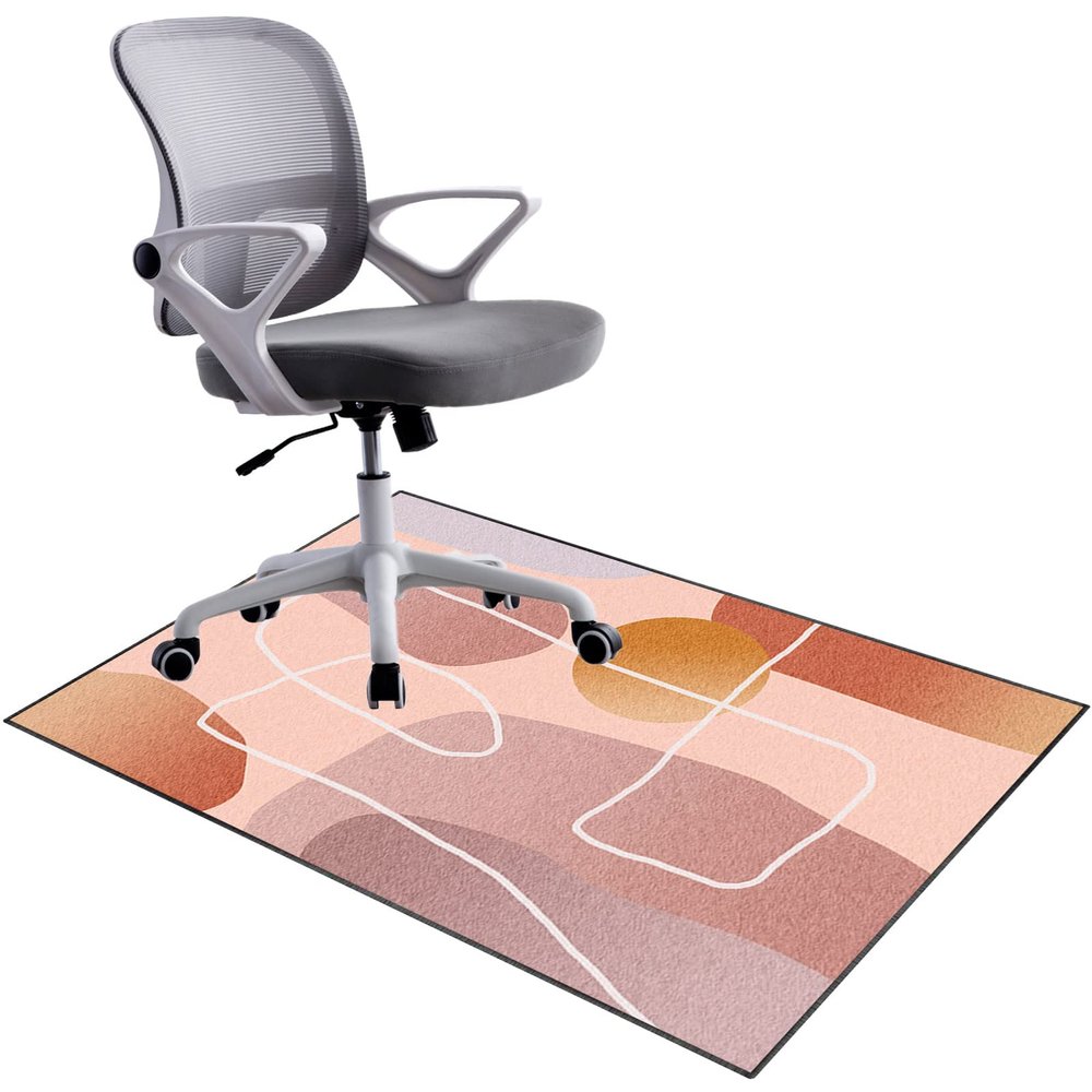 EYZO 100 × 140 cm Chair Mat for Hard Floors, Office and Gaming Chairs, Non-Slip Floor Protector