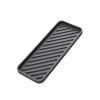 WUMUZAI Silicone Mat for Hair Tools, Heat-Resistant Curling Iron Pad and Flat Iron Holder, Gray view 1