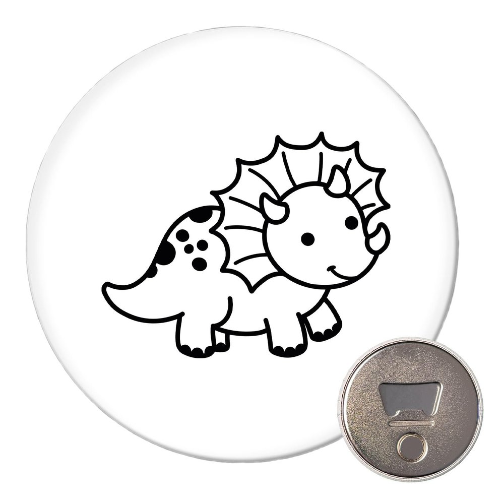 Huuraa Triceratops Dinosaur Gift Magnet