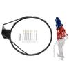 vidaXL Basketball Hoop with Backboard Black 109 x 71 x 3 cm Polyethylene view 4