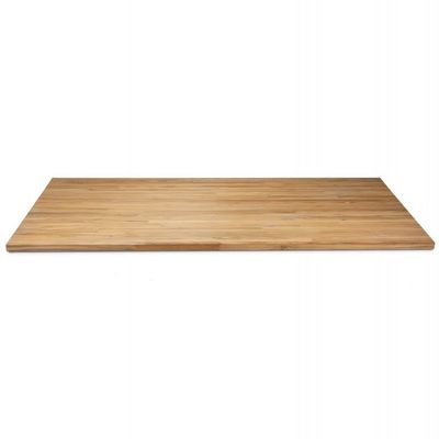 BioMaderas 40 mm Solid Teak Wood Countertop/Tabletop/Furniture Panel/Shelf Board/Custom Cut, FSC 100% Finger-Jointed
