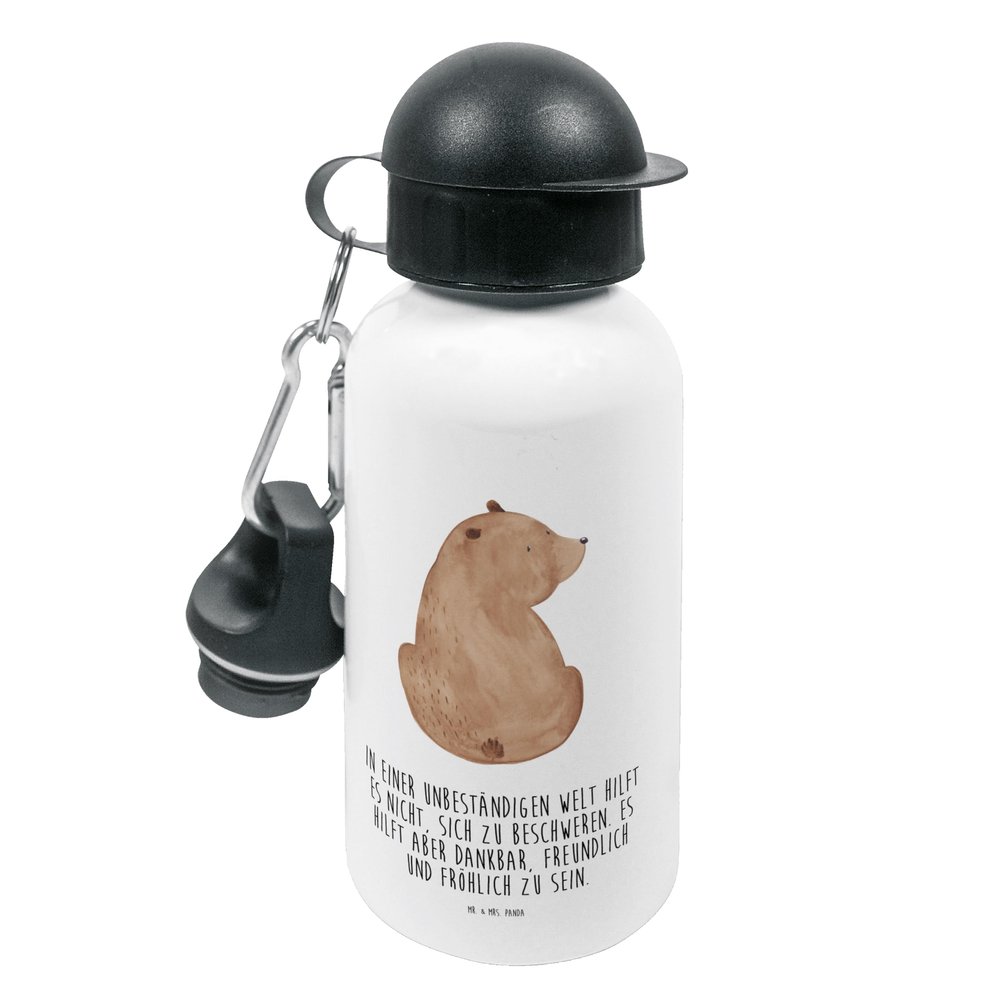 Mr. & Mrs. Panda Bear “Looking Over the Shoulder” Water Bottle