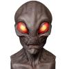 Giftik Realistic 3D UFO Alien Mask for Halloween Costume Parties (B) view 1