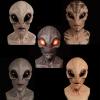 Giftik Realistic 3D UFO Alien Mask for Halloween Costume Parties (B) view 2