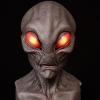 Giftik Realistic 3D UFO Alien Mask for Halloween Costume Parties (B) view 3