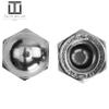 Techtanium M10 x 80/80 mm Carriage Bolts with A2 Stainless Steel Cap Nuts and Washers, 5 pcs view 3