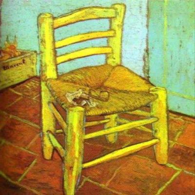 DTAUPREB Van Gogh Chair Paint by Numbers Kit for Adults, DIY Oil Painting Canvas Gift