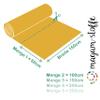 MAGAM-Stoffe Lisa Anti-Pilling Microfleece Fabric, Solid Color, 50 cm (14 Smoke Blue) view 3