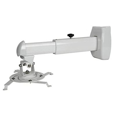 Arzarf Adjustable Projector Mount, Thickened Aluminum Alloy Tube Wall Mount