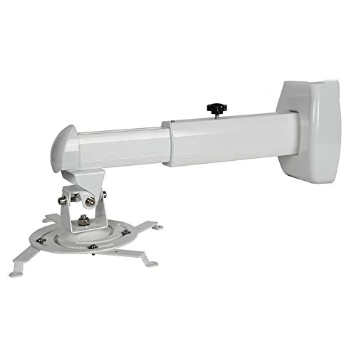 Arzarf Adjustable Projector Mount, Thickened Aluminum Alloy Tube Wall Mount