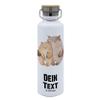 Mr. & Mrs. Panda Personalized Stainless Steel Water Bottle Bear Love view 1