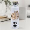 Mr. & Mrs. Panda Personalized Stainless Steel Water Bottle Bear Love view 4