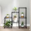 Chusui Flower Stand, 83 x 25 x 80 cm, Black Iron view 1