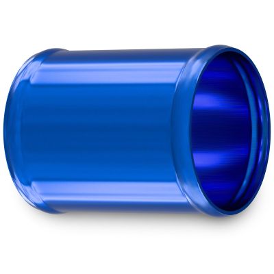 1 pc 10 cm Blue Aluminum Tube, 19 mm OD, Polished & Beaded | 1–10 pcs & 13–200 mm Diameters | Automotive, Intercooler & Turbo Hose Connector | PREMIUM