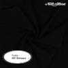 VmG-Store Solid Jersey Fabric by the Meter, 75 Colors, Cotton Jersey Sewing Fabric, 150 cm Wide (001 | Black) view 4