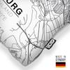 VOID Hamburg Map Pillow Cover, 50 x 50 cm view 2