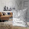 VOID Hamburg Map Pillow Cover, 50 x 50 cm view 3