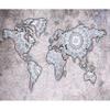 murando Premium Non-Woven Photo Wallpaper, World Map, 350 x 256 cm, Bedroom view 1