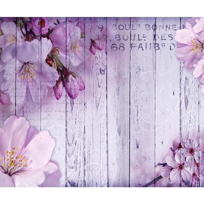 murando - Premium Non-Woven Photo Wallpaper, Flowers, 350 x 256 cm, Modern Bedroom