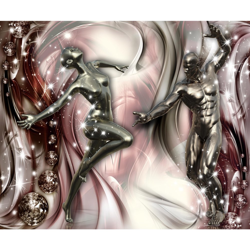 murando Premium Non-Woven Photo Wallpaper, Abstract, 350 x 256 cm, Bedroom