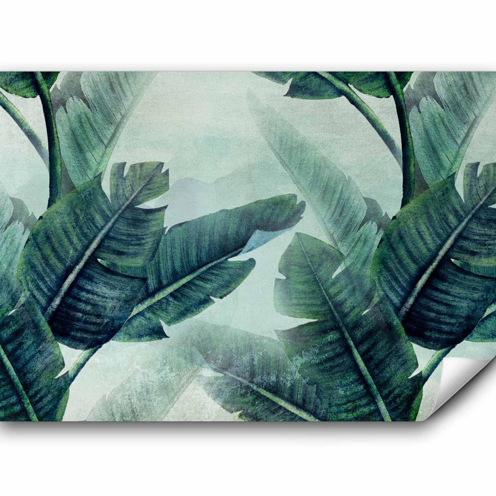 murando Premium Non-Woven Photo Wallpaper, Tropical Leaves, 200 x 140 cm, 3D Effect