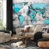 murando Premium Non-Woven World Map Photo Wallpaper, 350 x 256 cm, Bedroom view 2