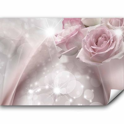 murando Premium Non-Woven Rose Photo Wallpaper, 150 x 105 cm, Bedroom, Full HD