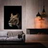 Sense Canvas Art Print, Black Lion Head 154, Home Decor, Wall Art, Poster, Painting, XL, 36 x 48 / 1.9 cm view 2