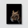 Sense Canvas Art Print, Black Lion Head 154, Home Decor, Wall Art, Poster, Painting, XL, 36 x 48 / 1.9 cm view 4
