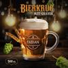 Maverton Traditional Engraved Beer Mug, 500 ml with Handle view 2