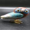 Zen Man China Cloisonné Bird Figurine, Decorative, 5 x 3 x 6 cm, A#-7-3 view 1