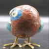 Zen Man China Cloisonné Bird Figurine, Decorative, 5 x 3 x 6 cm, A#-7-3 view 3