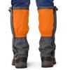 Akozon Men's Outdoor Hiking Gaiters, Waterproof Boot Covers, Orange, 1 Pair view 4