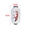 kowaku Japanese-Style Hanging Lantern, White Body with Small Flower view 2