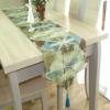 Stfery Modern Blue Geometric Diamond Table Runner, 32 x 180 cm view 2