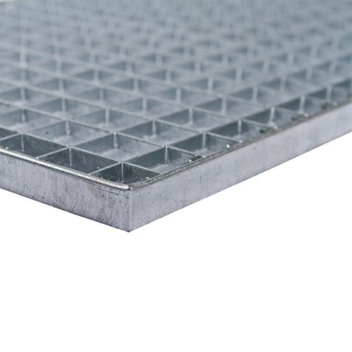 Press-Locked Grating DIN 24537, Various Sizes, Light Well Grating (1200 x 600 mm)