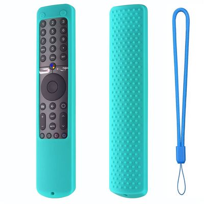 THLMT Silicone Remote Control Case for Xiaomi Mi TV P1/P1E/Q1/Q1E XMRM-19, Mint Green