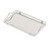Metal Serving Tray with Handles, 34.5 x 19.5 cm, Large Rectangular Tray view 1