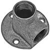 MegaHaustechnik No. 471 Galvanized Malleable Iron Wall Elbow, 1/2 in Female x Female view 1