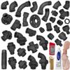 MegaHaustechnik Reducing Nipple 2 in Male x 1-1/4 in Male, Black Malleable Iron, No. 245 view 4