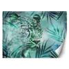 Feeby Leopard Jungle Photo Wallpaper, Green, 450 × 315 cm, XXL Non-Woven Wall Mural view 1