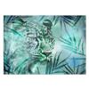 Feeby Leopard Jungle Photo Wallpaper, Green, 450 × 315 cm, XXL Non-Woven Wall Mural view 2