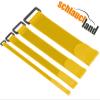 Schlauchland 50-Pack Hook-and-Loop Cable Ties, 1 x 20 cm, Yellow view 3
