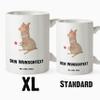 Mr. & Mrs. Panda Personalized Alpaca Flower Mug - Personalized Gifts, Lama, Saying, Custom Printed Mug, Design Your Own, Llamas, Gift, Personalized Coffee Mug, Large with Name view 3