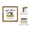 Welcome to My She Shed Sewing Room Wooden Wall Sign, 30.5 cm view 2