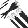 100 Black V2A Stainless Steel Cable Ties, 7.9 x 200 mm view 1